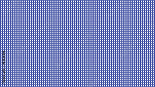 Minimal Blue Gingham Checkered Pattern Background, Seamless Square Fabric Texture for Textile, Tablecloth and Retro Design