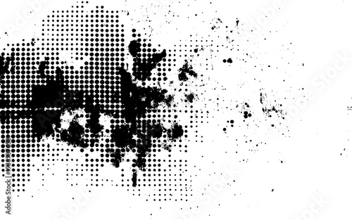 Halftone Overlay Texture Vector illustration