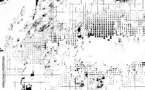 Halftone Overlay Texture Vector illustration