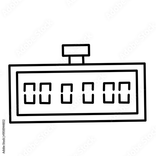 New Year party icon vector