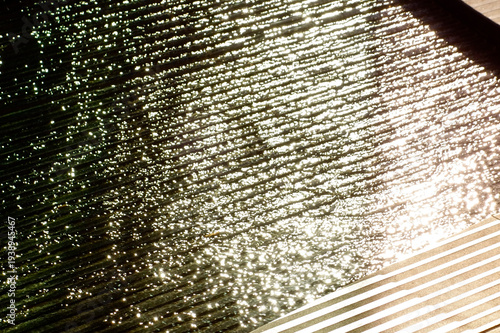 陰翳、影のあるガラス板表面の抽象的な背景