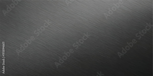 Dark brushed aluminum texture with diagonal lines and subtle light gradient, perfect for modern industrial or tech backgrounds