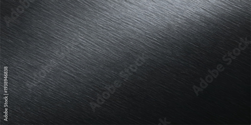 Dark brushed metal background with diagonal scratch texture and gradient light, modern industrial or tech backdrop