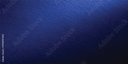 Deep blue brushed metal texture with subtle diagonal lines, dark abstract background for modern tech or luxury applications