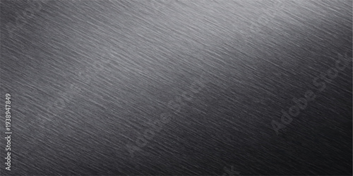 Polished steel texture with fine diagonal lines and subtle light reflection, a clean and modern metallic background