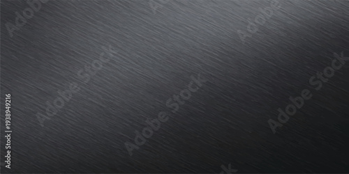 Metallic brushed surface with dark tones and diagonal light streaks, ideal for industrial or technology themes