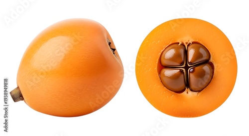 Apricot Fruit Close-up, Fresh and Ripe