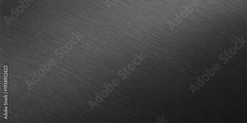 Brushed dark metal surface with subtle diagonal striations and a gentle light transition, great for sophisticated backdrops.