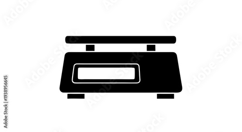 Modern digital video camera and vector illustration of a computer office equipment featuring metal 3d technology icons and a plastic printer isolated on a steel furniture design
