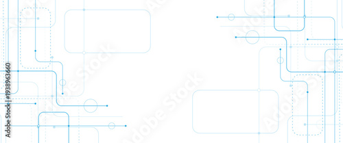 Vector digital futuristic technology background technology crossed lines and dots background..