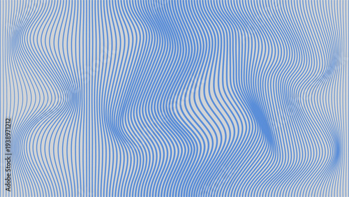 Abstract 3d wavy contour line background. Abstract blue wavy line background