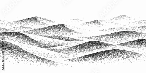 Abstract black and white background with flowing waves of silver gray fabric texture showcasing macro textile lines and a soft winter snow material pattern