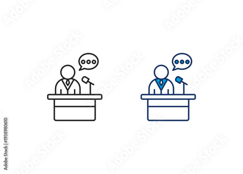 Discourse Icon Set Multiple Style Collection