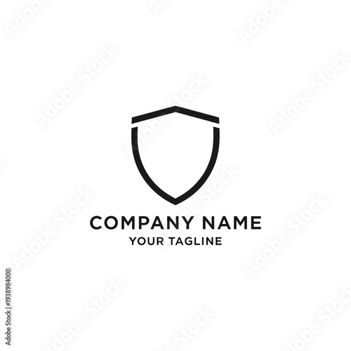 Free Download Simple Shield Logo Design Element Corporate. - GFXLoad