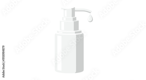 Modern hand sanitizer dispenser with single drop falling