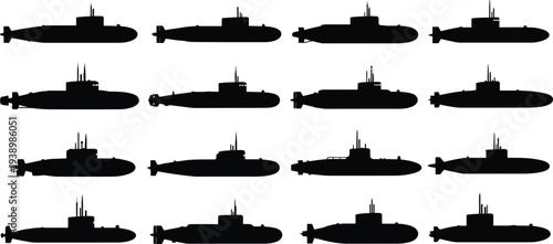 Collection of human silhouettes featuring elderly people with mobility aids, school children, business professionals, and casual women walking, isolated on white background,