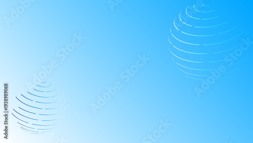 Abstract Blue Global Business Technology Background