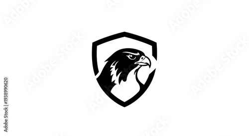 Eagle Head Logo Design Illustration.