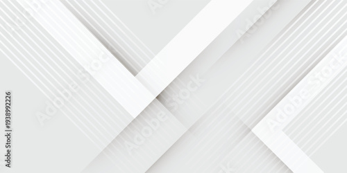 Minimal geometric white light background abstract design. vector eps10