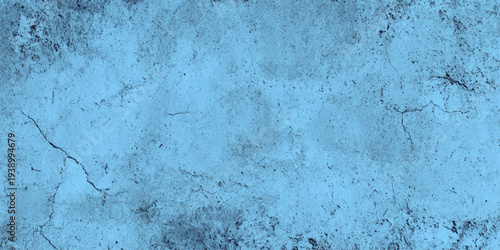 Blue concrete grunge texture background with cracked cement wall pattern ideal for modern backgrounds, urban design.