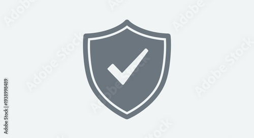 Shield with checkmark icon symbolizing security and protection