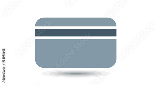 Simple credit card icon for online payment services