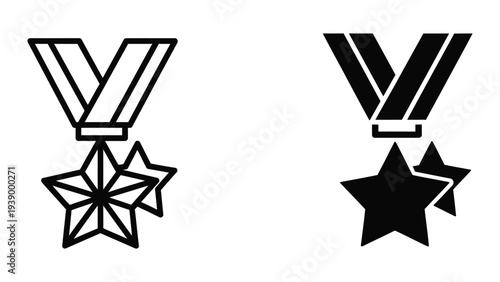 Medal Star Award Achievement