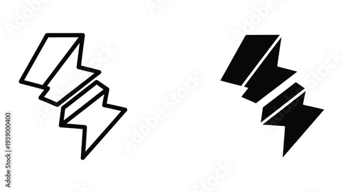 Lightning Bolt Icon Commerce