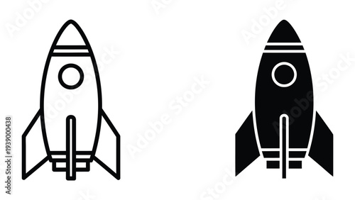 Rocket Launch Success Commercial Icon