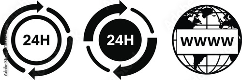 24 hour web services global availability