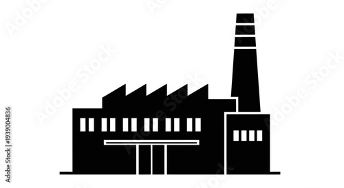 Industrial Factory Building Structure.