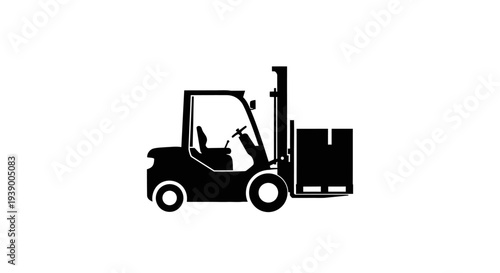 Forklift Truck Industrial Warehouse Equipment.