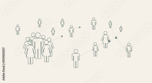 People Connecting Social Network Community.