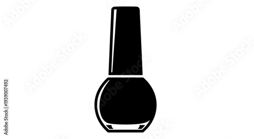 Black Bottle with Cap.