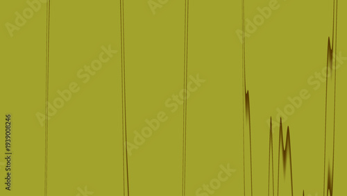 Green background jagged vertical spike abstract