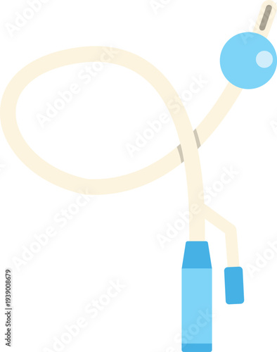 Urinary catheter medical device featuring an inflatable balloon for retention during medical treatment