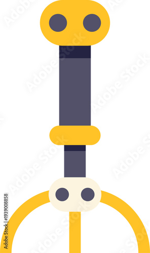 Industrial crane claw icon representing grabbing, lifting, and automation