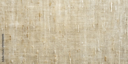 High-resolution close-up showcasing the intricate weave and texture of a beige, naturally-toned fabric, displaying a timeless and rustic aesthetic suitable for various design applications