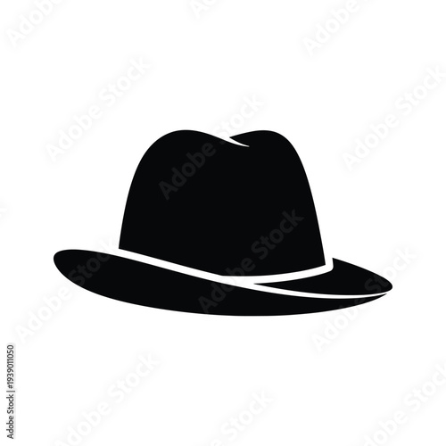 Fedora Hat Silhouette Classic Style Commercial