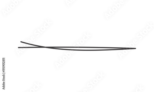 abstract simple black underline design art.