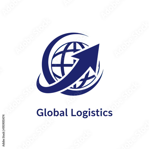 Free Download Global Logistics Company Logo Design Element. - GFXLoad