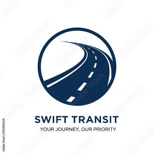 Road Highway Transportation Logo Design Element.