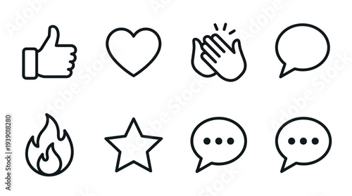 Reward And Appreciation Elements Showing Achievement And Social Feedback