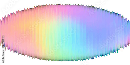 Vintage abstract rainbow background featuring a colorful pattern of circles on an old postage stamp paper texture with a blank postal frame border design