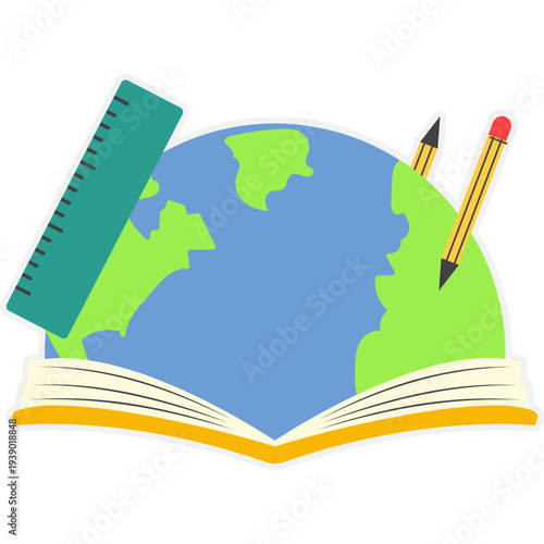Global Education Concept Icon