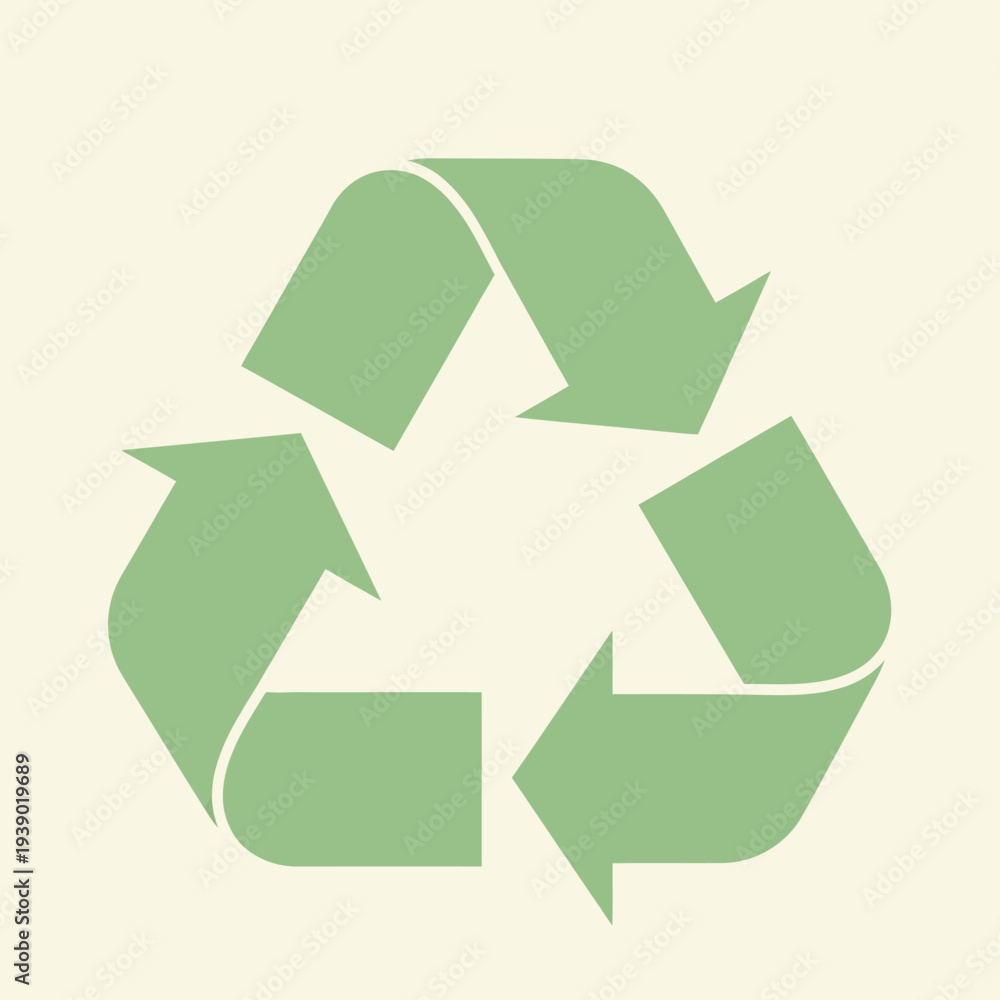 Obraz premium Recycling Symbol Crop