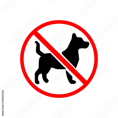 Do Not Cross silhouette icon design template
