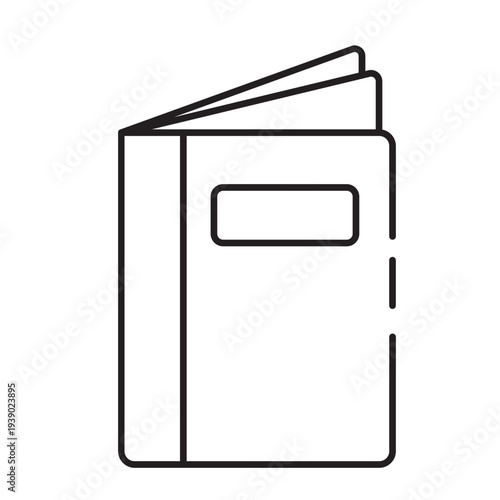 Open Book Icon Outline