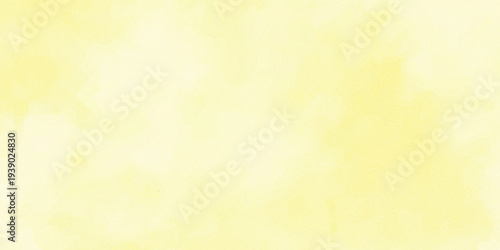 Soft pale yellow watercolor background with cloudy abstract texture.