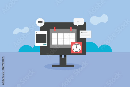 AI powered content scheduler tool posts content on scheduled times on social media platforms, sends automatic replies to messages and creates and manages contents for upcoming posts.